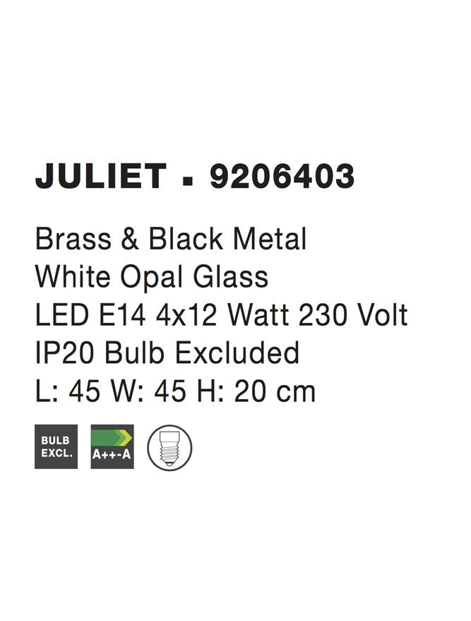 Plafoniera Nova Luce JULIET 9206403