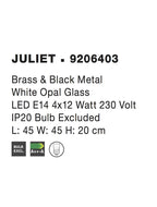 Plafoniera Nova Luce JULIET 9206403