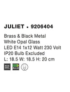Plafoniera Nova Luce JULIET 9206404