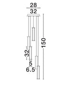 Candelabru Nova Luce PHEME 9214139