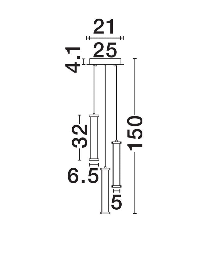 Lustra Nova Luce PHEME 9214149
