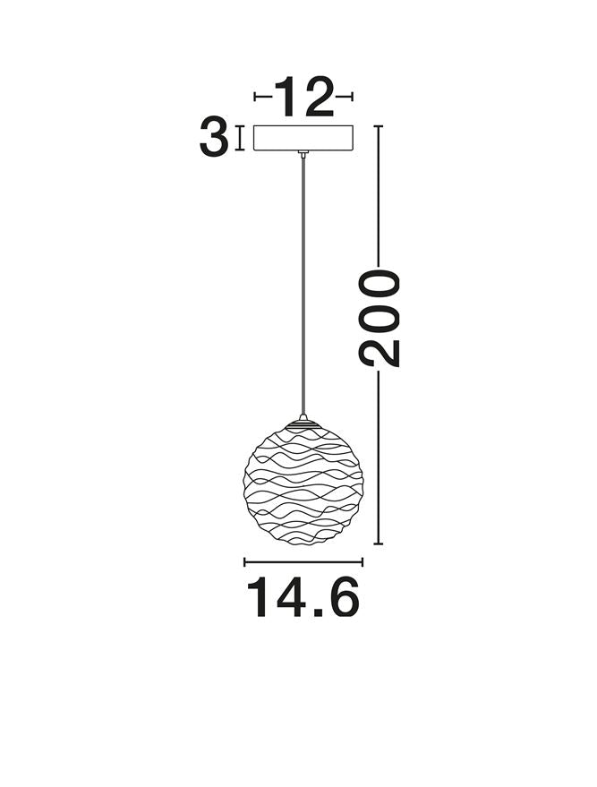 Pendul Nova Luce BLAZIK 9214160