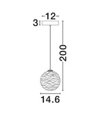 Pendul Nova Luce BLAZIK 9214161