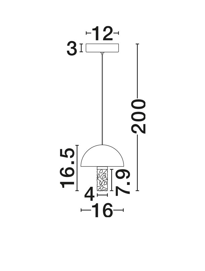 Pendul Nova Luce DORIN 9214170
