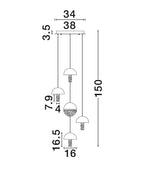 Candelabru Nova Luce DORIN 9214175