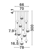 Candelabru Nova Luce DORIN 9214192