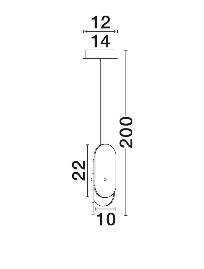 Pendul Nova Luce LUCIEN 9214199