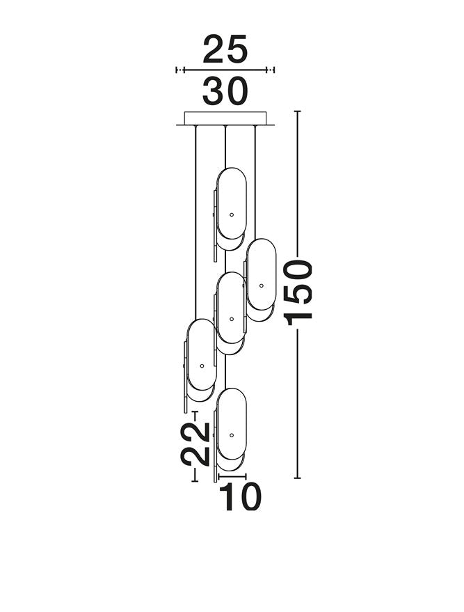 Candelabru Nova Luce LUCIEN 9214203
