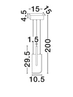 Pendul Nova Luce TOTEM 9214206