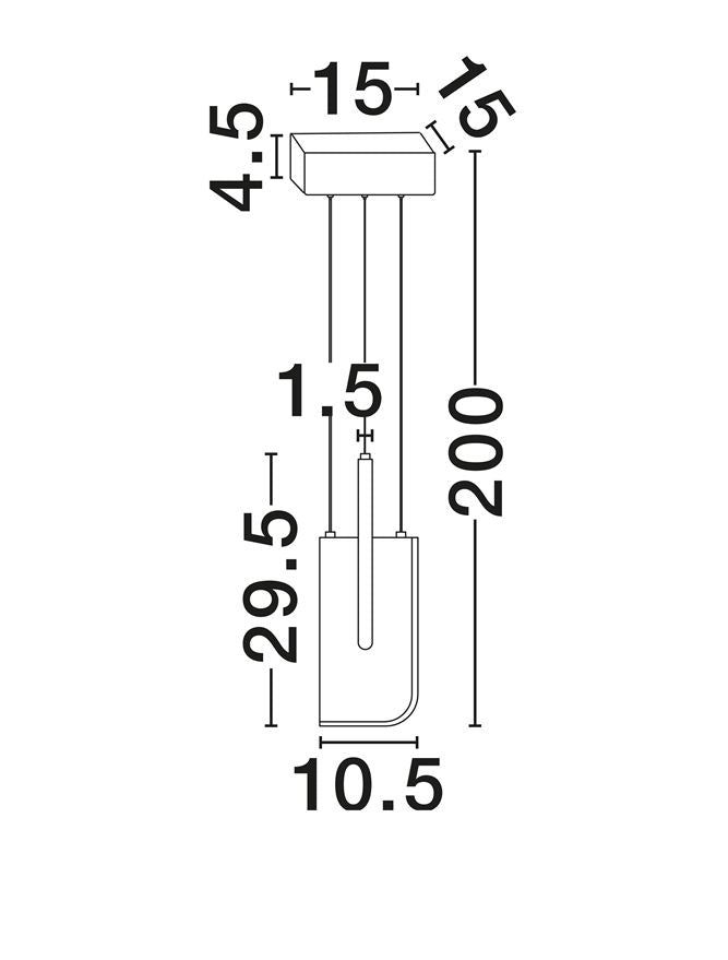 Pendul Nova Luce TOTEM 9214207