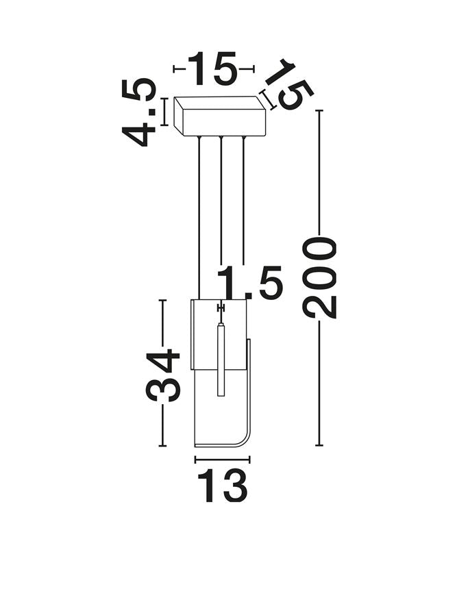 Pendul Nova Luce TOTEM 9214208