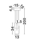 Pendul Nova Luce TOTEM 9214208