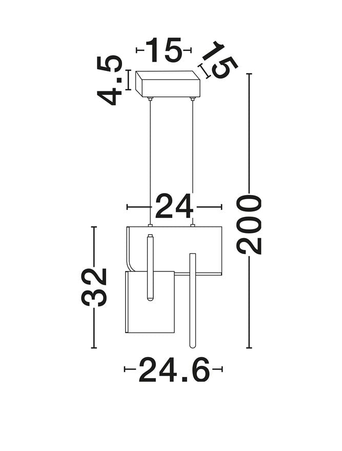 Pendul Nova Luce TOTEM 9214210