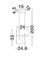 Pendul Nova Luce TOTEM 9214211