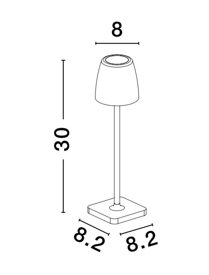 Veioza exterior reincarcabila Nova Luce COLT 9223415
