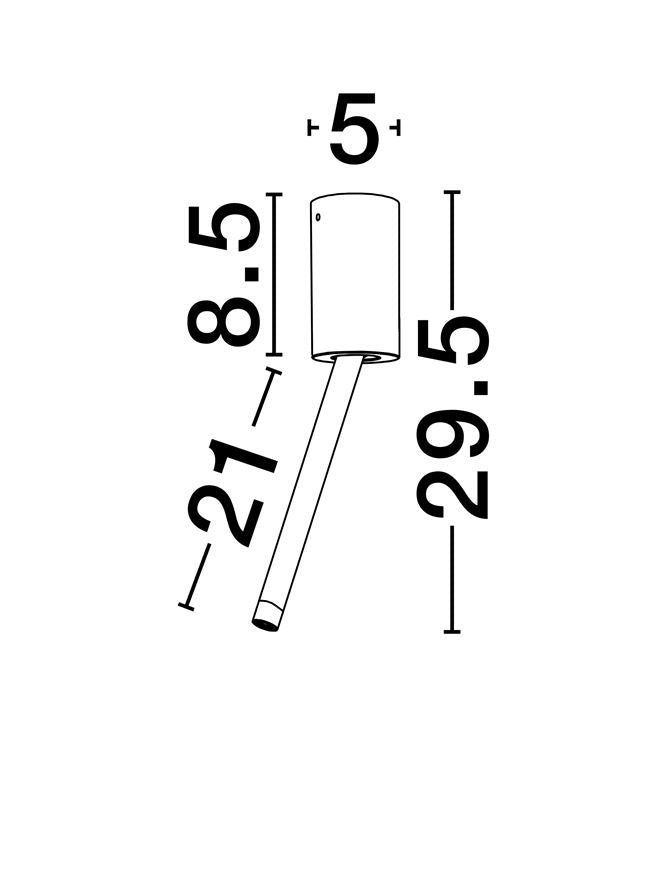 Spot aplicat reglabil Nova Luce STILVI 9232138