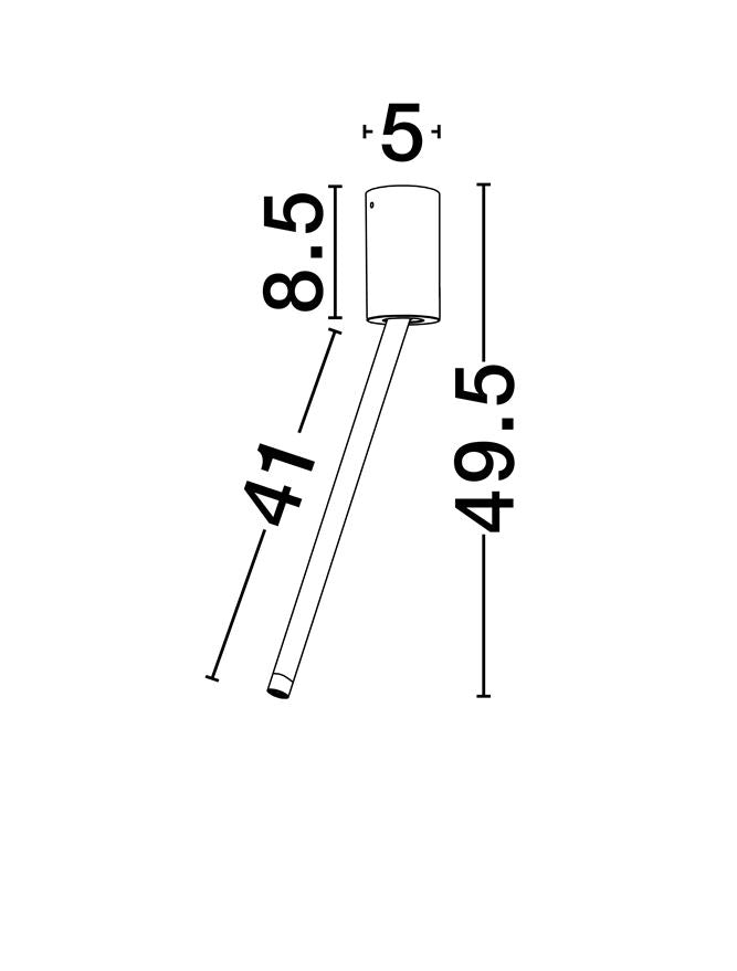 Spot aplicat reglabil Nova Luce STILVI 9232140