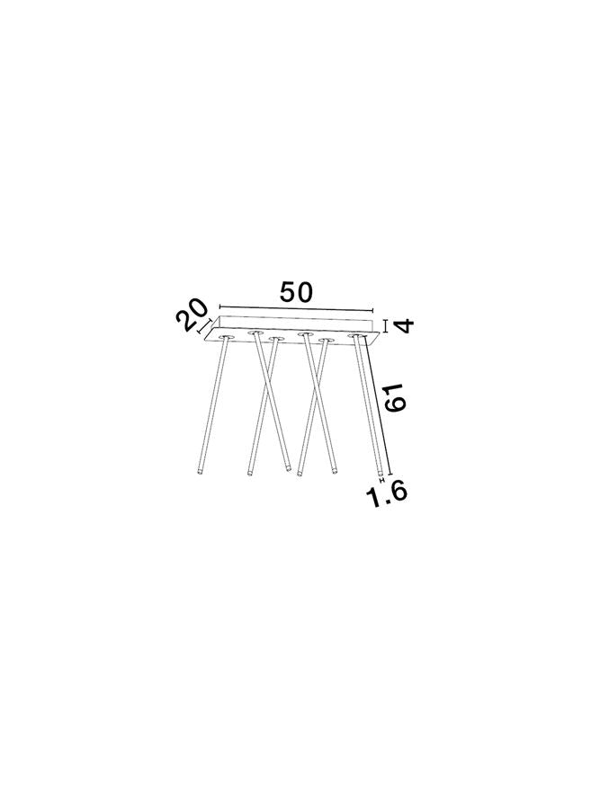 Plafoniera Nova Luce STILVI 9232155