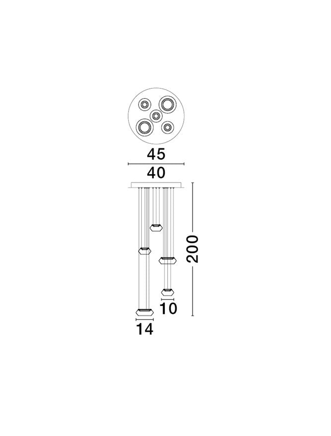 Candelabru Nova Luce JAILYN 9236103