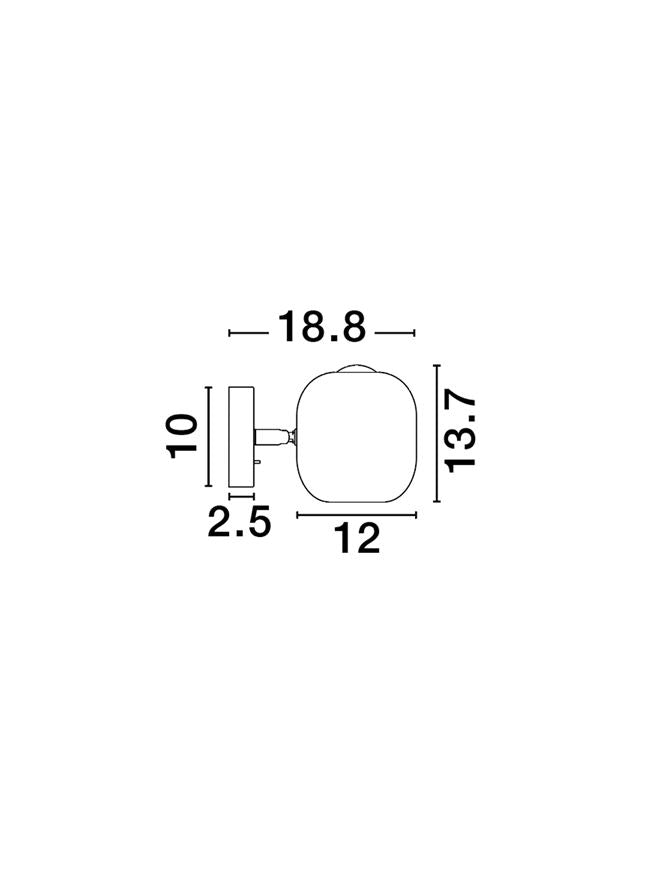Aplica Nova Luce MARLIN 9236222