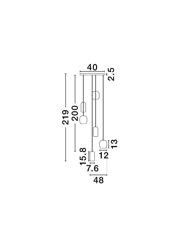 Candelabru Nova Luce MARLIN 9236224