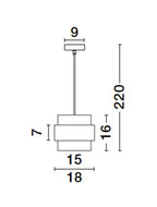 Pendul Nova Luce SIANNA 9236362