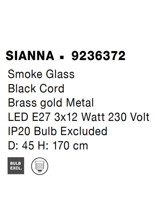 Lustra Nova Luce SIANNA 9236372