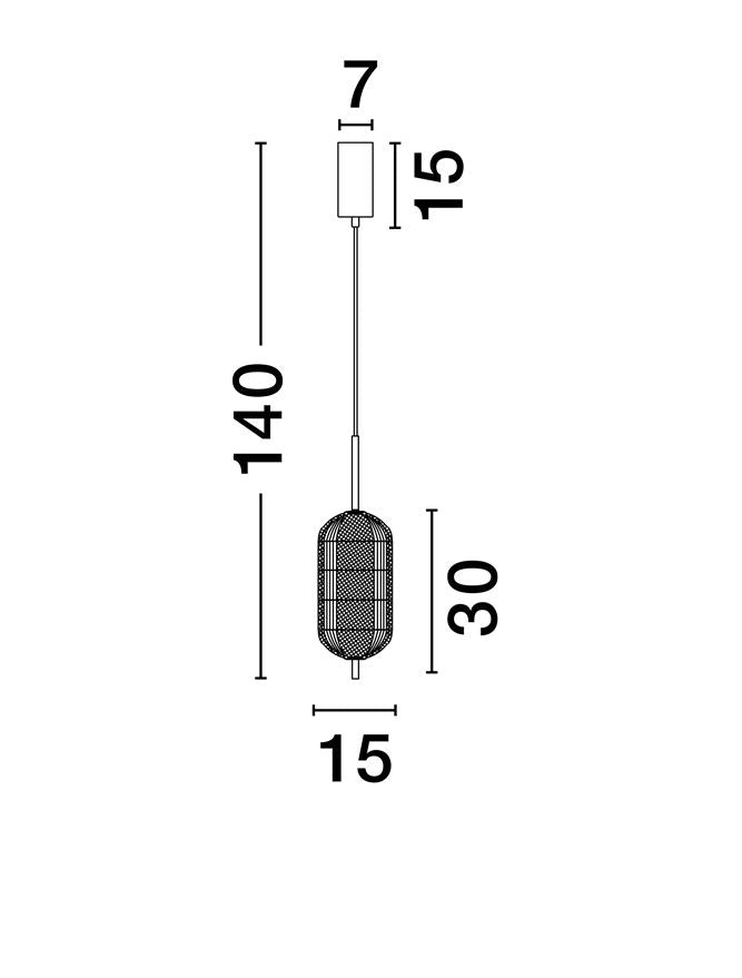 Pendul Nova Luce KLELIA 9236395