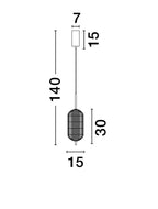 Pendul Nova Luce KLELIA 9236395