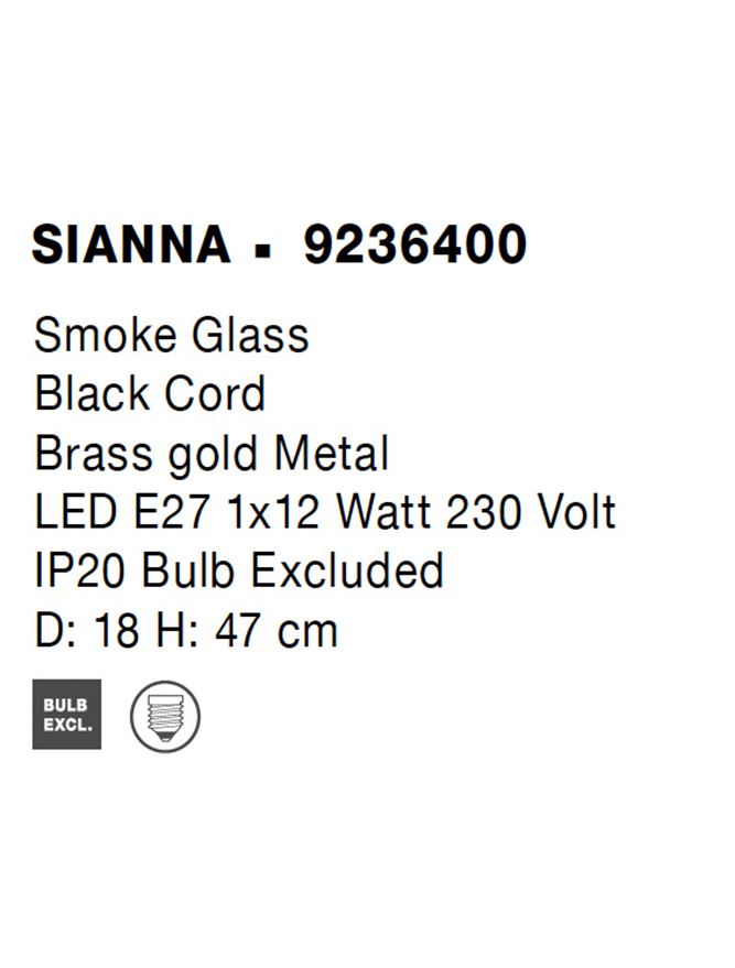 Veioza Nova Luce SIANNA 9236400