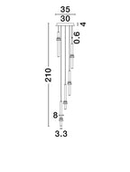 Candelabru Nova Luce STALACTITE 9236407