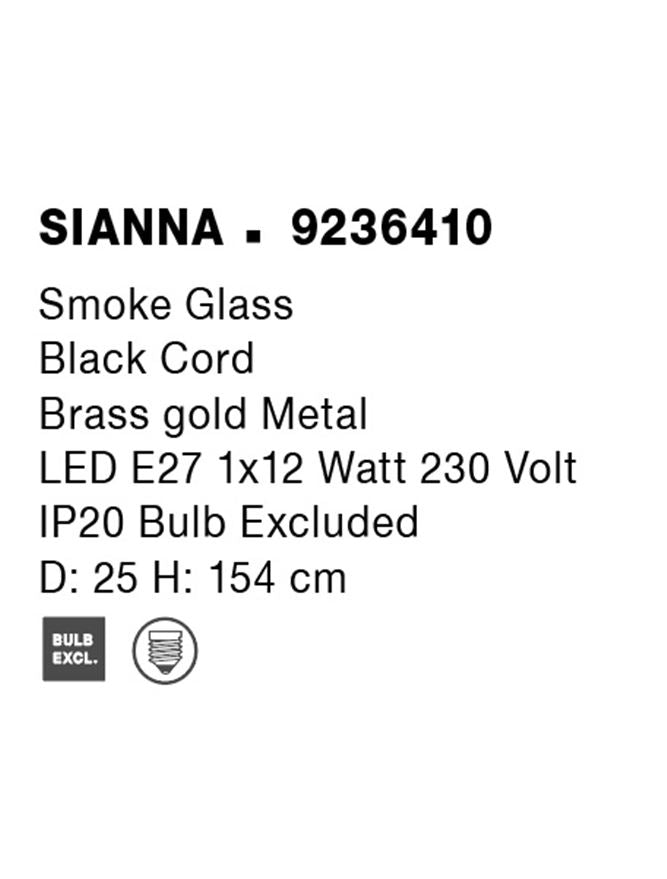 Lampadar Nova Luce SIANNA 9236410