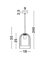 Pendul Nova Luce VELOR 9236700