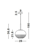 Pendul Nova Luce MAEVE 9236750