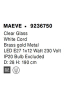 Pendul Nova Luce MAEVE 9236750