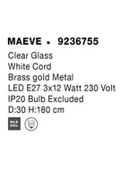 Lustra Nova Luce MAEVE 9236755