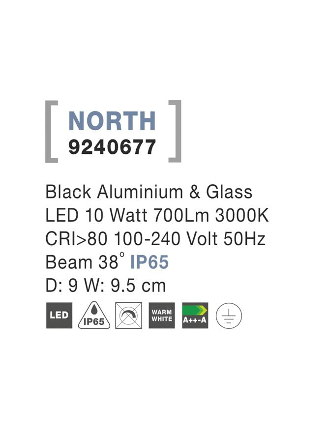 Proiector exterior fatade/plante Nova Luce NORTH 9240677