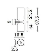 Aplica Nova Luce PALMER 9241110