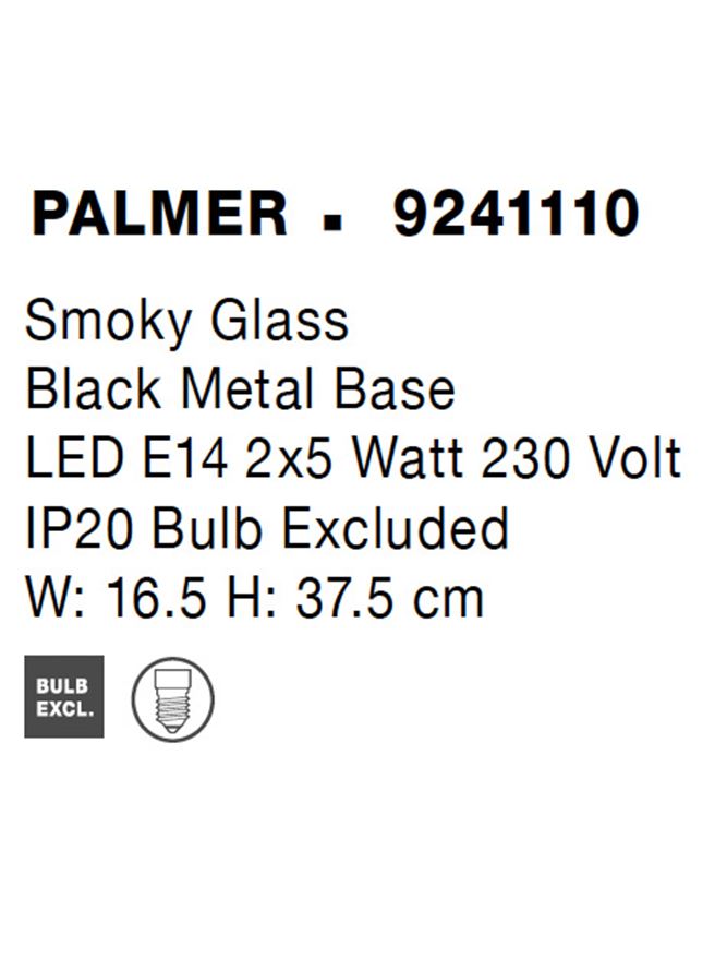 Aplica Nova Luce PALMER 9241110