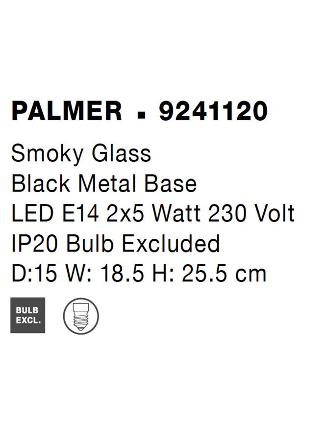 Aplica Nova Luce PALMER 9241120