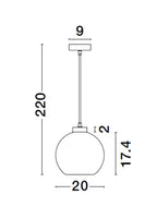 Pendul Nova Luce PALMER 9241130