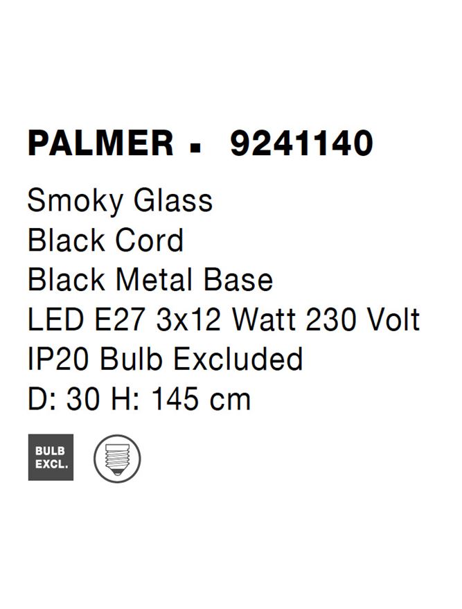 Lustra Nova Luce PALMER 9241140