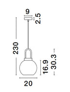 Pendul Nova Luce IRVINE 9241170