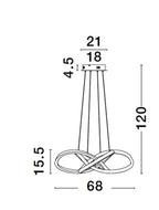 Lustra Nova Luce AMARA 9248108