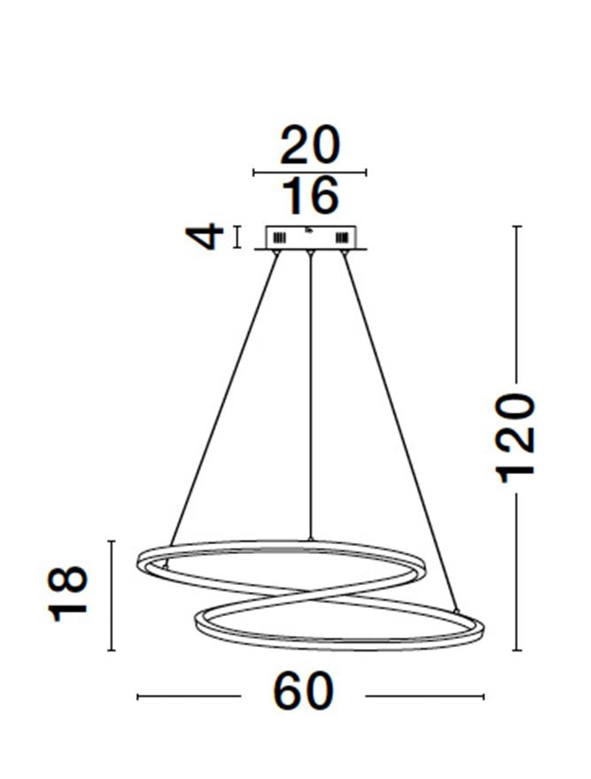 Lustra Nova Luce GIRISH 9248109