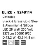 Plafoniera Nova Luce ELIZE 9248114