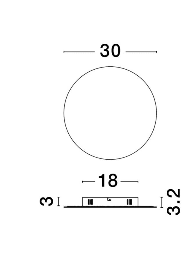 Aplica Nova Luce CYRCLE 9248151