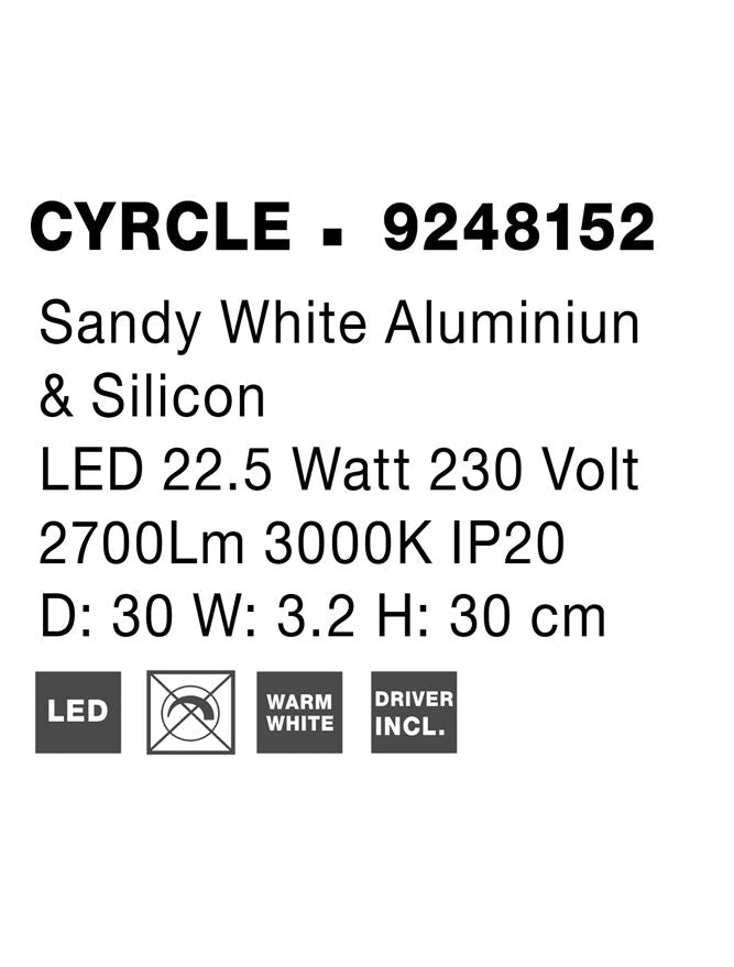 Aplica Nova Luce CYRCLE 9248152