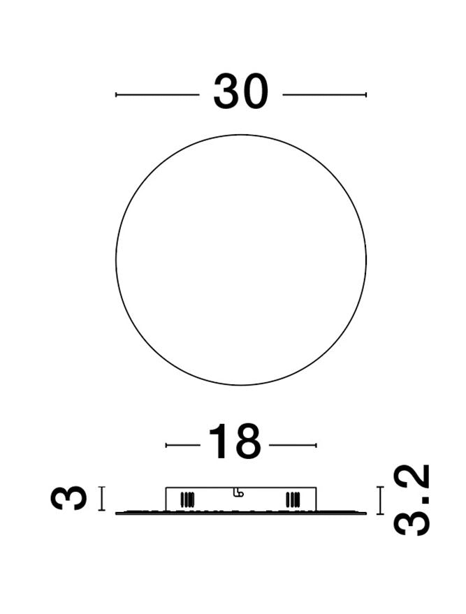 Aplica Nova Luce CYRCLE 9248152