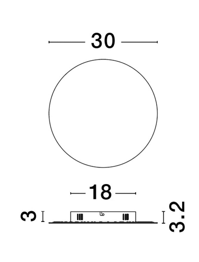 Aplica Nova Luce CYRCLE 9248153